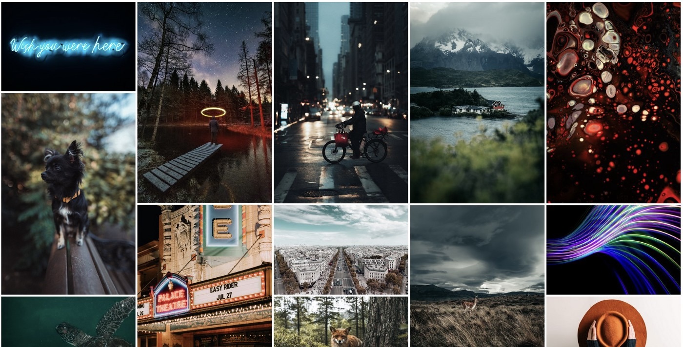 Picture associated with the image gallery tutorial website used