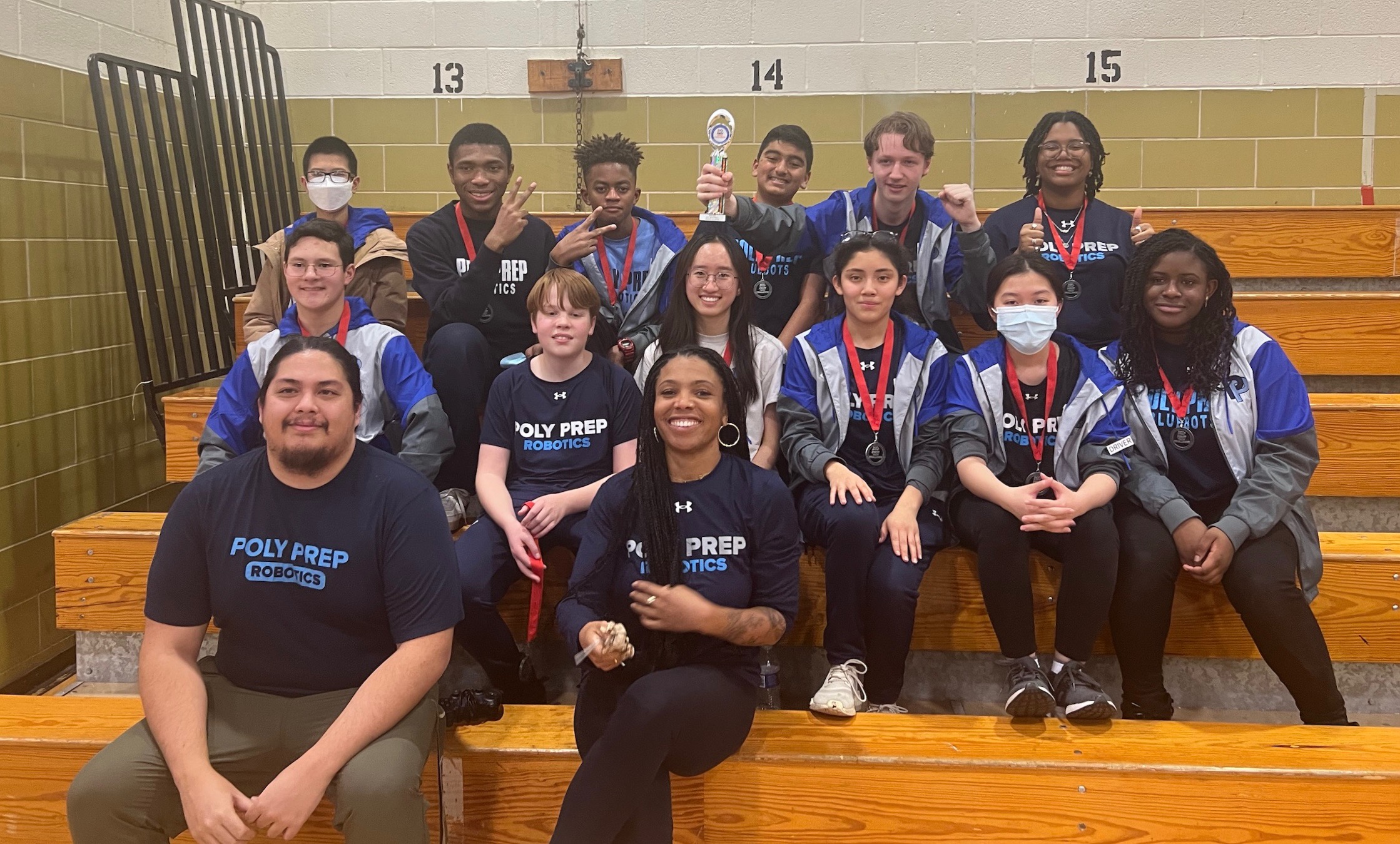 Us together after a competition